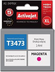 ACTIVEJET AE-34MNX ΜΕΛΑΝΙ ΣΥΜΒΑΤΟ ΜΕ EPSON 34XL T3473 14 ML MAGENTA
