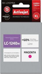 ACTIVEJET AB-1240MNX ΜΕΛΑΝΙ ΣΥΜΒΑΤΟ ΜΕ BROTHER LC1240M/1220M 12 ML MAGENTA