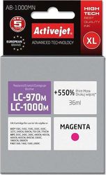 ACTIVEJET AB-1000MN ΜΕΛΑΝΙ ΣΥΜΒΑΤΟ ΜΕ BROTHER LC1000M/970M 35 ML MAGENTA