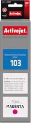 ACTIVEJET AE-103M ΜΕΛΑΝΙ ΣΥΜΒΑΤΟ ΜΕ EPSON 103 C13T00S34A 70 ML MAGENTA