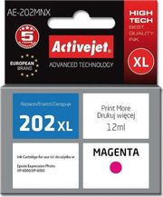 ACTIVEJET AE-202MNX ΜΕΛΑΝΙ ΣΥΜΒΑΤΟ ΜΕ EPSON 202XL H34010 12 ML MAGENTA