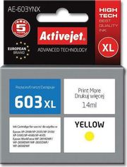 ACTIVEJET AE-603YNX ΜΕΛΑΝΙ ΣΥΜΒΑΤΟ ΜΕ EPSON 603XL T03A44 14 ML YELLOW