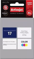 ACTIVEJET AH-17N ΜΕΛΑΝΙ ΣΥΜΒΑΤΟ ΜΕ HP 17 C6625A 47 ML COLOR