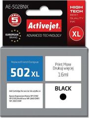 ACTIVEJET AE-502BNX ΜΕΛΑΝΙ ΣΥΜΒΑΤΟ ΜΕ EPSON 502XL W14010 16 ML BLACK