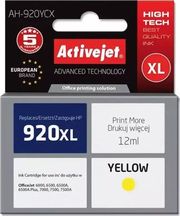 ACTIVEJET AH-920YCX ΜΕΛΑΝΙ ΣΥΜΒΑΤΟ ΜΕ HP 920XL CD974AE PREMIUM 12 ML YELLOW