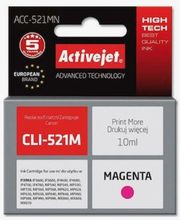 ACTIVEJET ACC-521MN ΜΕΛΑΝΙ ΣΥΜΒΑΤΟ ΜΕ CANON CLI-521M 10 ML MAGENTA