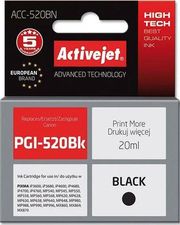 ACTIVEJET ACC-520BN ΜΕΛΑΝΙ ΣΥΜΒΑΤΟ ΜΕ CANON PGI-520BK 20 ML BLACK