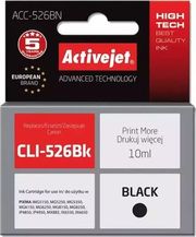 ACTIVEJET ACC-526BN ΜΕΛΑΝΙ ΣΥΜΒΑΤΟ ΜΕ CANON CLI-526BK 10 ML BLACK