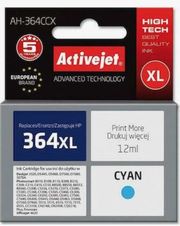 ACTIVEJET AH-364CCX ΜΕΛΑΝΙ ΣΥΜΒΑΤΟ ΜΕ HP 364XL CB323EE PREMIUM 12 ML CYAN
