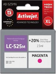 ACTIVEJET AB-525MN ΜΕΛΑΝΙ ΣΥΜΒΑΤΟ ΜΕ BROTHER LC525M 15 ML MAGENTA