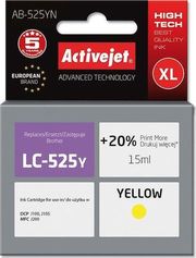 ACTIVEJET AB-525YN ΜΕΛΑΝΙ ΣΥΜΒΑΤΟ ΜΕ BROTHER LC525Y 15 ML YELLOW