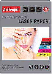 ACTIVEJET AP4-110M100L MATT PHOTO PAPER FOR LASER PRINTERS A4 100 PCS