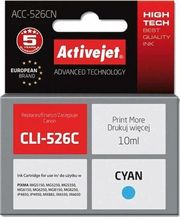 ACTIVEJET ACC-526CN ΜΕΛΑΝΙ ΣΥΜΒΑΤΟ ΜΕ CANON CLI-526C 10 ML CYAN