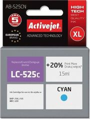 ACTIVEJET AB-525CN ΜΕΛΑΝΙ ΣΥΜΒΑΤΟ ΜΕ BROTHER LC525C 15 ML CYAN