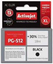 ACTIVEJET AC-512R ΜΕΛΑΝΙ ΣΥΜΒΑΤΟ ΜΕ CANON PG-512 PREMIUM 18 ML BLACK