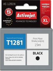 ACTIVEJET AE-1281N ΜΕΛΑΝΙ ΣΥΜΒΑΤΟ ΜΕ EPSON T1281 15 ML BLACK