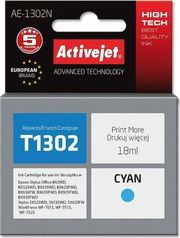 ACTIVEJET AE-1302N ΜΕΛΑΝΙ ΣΥΜΒΑΤΟ ΜΕ EPSON T1302 18 ML CYAN