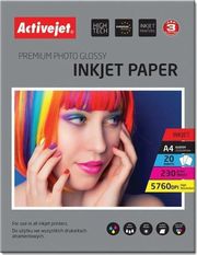 ACTIVEJET AP4-230G20 PHOTO PAPER A4 20 PCS