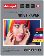 ACTIVEJET AP4-200G20 PAPER PHOTO GLOSSY A4 20 PCS