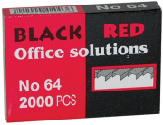 BLACK RED ΣΥΡΜΑΤΑ ΣΥΡΡΑΠΤΙΚΗΣ ΝΟ64 2000 ΤΕΜΑΧΙΑ BLACK-RED