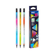 DELI ΜΟΛΥΒΙ ΤΡΙΓΩΝΙΚΟ 2B ΜΕ ΓΟΜΑ WOOD FREE 12ΤΜΧ