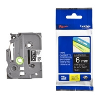 BROTHER ΓΝΗΣΙΟ BROTHER P-TOUCH BLACK/WHITE 8M 6MM OEM: TZE-315