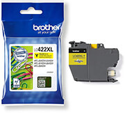 ΓΝΗΣΙΟ ΜΕΛΑΝΙ BROTHER YELLOW XL ΜΕ OEM:LC422XLY