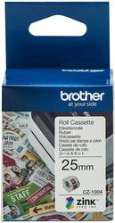 BROTHER CZ-1004 LABEL ROLL 25MM ΜΕ OEM:CZ-1004 φωτογραφία