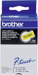 BROTHER BROTHER P-TOUCH LAMINATED BLACK ON YELLOW 7,7M X 12MM ΜΕ OEM:TC601