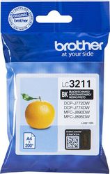 BROTHER ΜΕΛΑΝΙ INKJET LC-3211BK BLACK ΜΕ OEM:LC-3211BK