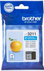 BROTHER ΜΕΛΑΝΙ INKJET LC-3211C CYAN ΜΕ OEM:LC-3211C