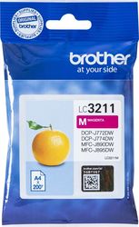 BROTHER ΜΕΛΑΝΙ INKJET LC-3211M MAGENTA ΜΕ OEM:LC-3211M