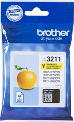 BROTHER ΜΕΛΑΝΙ INKJET LC-3211Y YELLOW ΜΕ OEM:LC-3211Y