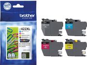 BROTHER ΜΕΛΑΝΙ INKJET LC BLACK, CYAN, MAGENTA, YELLOW CARTRIDGE ΜΕ OEM:LC422XLVAL