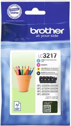 BROTHER INK LC-3217VAL VALUE PACK BCMY - 2200PGS ΜΕ OEM:LC-3217VAL