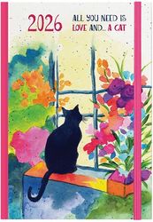 ΛΙΝΑΡΔΑΤΟΣ ΗΜΕΡΟΛΟΓΙΟ 2026 ΗΜΕΡΗΣΙΟ ΜΕ ΛΑΣΤΙΧΟ ΣΚΛΗΡΟ ΕΞΩΦΥΛΛΟ CATS C 10X14