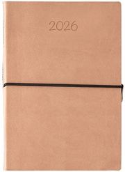 ΛΙΝΑΡΔΑΤΟΣ ΗΜΕΡΟΛΟΓΙΟ 2026 ΗΜΕΡΗΣΙΟ ΜΕ ΛΑΣΤΙΧΟ ΕΥΚ ΕΞΩΦΥΛΛΟ ΔΕΡΜΑΤΙΝΗ E WIGGLY 14X21