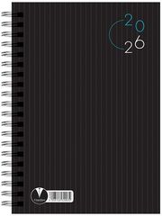 ΛΙΝΑΡΔΑΤΟΣ ΗΜΕΡΟΛΟΓΙΟ 2026 ΕΒΔΟΜΑΔΙΑΙΟ ΣΠΙΡΑΛ 1 ΕΤΟΣ ΕΥΚΑΜΠΤΟ ΕΞΩΦΥΛΛΟ 17X24 ΜΑΥΡΟ