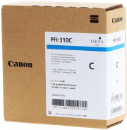 ΓΝΗΣΙΟ ΜΕΛΑΝΙ CANON PIGMENT TANK PFI-310 CYAN (330 ML) ΜΕ OEM:2360C001