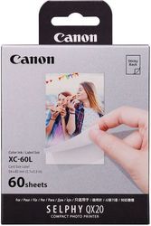 CANON XC-60L COLOR INK &amp; STICKER SET 60PRINTS 54X85 MM ΜΕ OEM:6756C001AA
