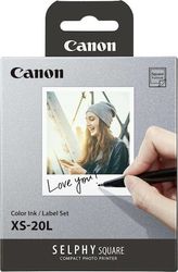 CANON XS-20L COLOUR INK &amp; PAPER SET 20PRINTS ΜΕ OEM:4119C002