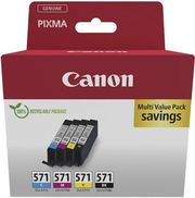 CANON ΜΕΛΑΝΙ INKJET CLI-571 CMYK MULTIPACK ΜΕ OEM:0386C008