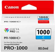 CANON ΜΕΛΑΝΙ INKJET PFI1000C CYAN ΜΕ OEM:0547C001