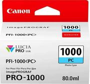 CANON ΜΕΛΑΝΙ INKJET PFI1000PC PHOTO CYAN ΜΕ OEM:0550C001