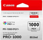 CANON ΜΕΛΑΝΙ INKJET PFI1000PGY PHOTO GREY ΜΕ OEM:0553C001