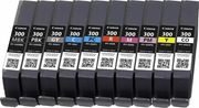CANON ΜΕΛΑΝΙ INKJET PFI-300 COLOR MULTIPACK 10PCS ΜΕ OEM:4192C008