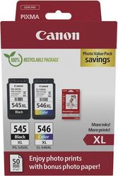 CANON ΜΕΛΑΝΙ INKJET PG-545XL/CL-546XL PHOTO VALUE ΜΕ OEM:8286B011