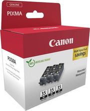 CANON ΜΕΛΑΝΙ INKJET PGI-35 BLACK 3-PACK VALUE PACK ΜΕ OEM:1509B028