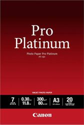 CANON ΦΩΤΟΓΡΑΦΙΚΟ ΧΑΡΤΙ PRO PLATINUM A3 GLOSSY 300G/M² 20 ΦΥΛΛΑ ΜΕ OEM:2768B017