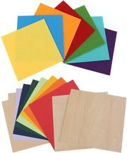 CREALITY SMART LASER ENGRAVING SHEETS PACK, 2X BASSWOOD, 2X CRAFT PAPER, COLORED PAPERS AND FELT